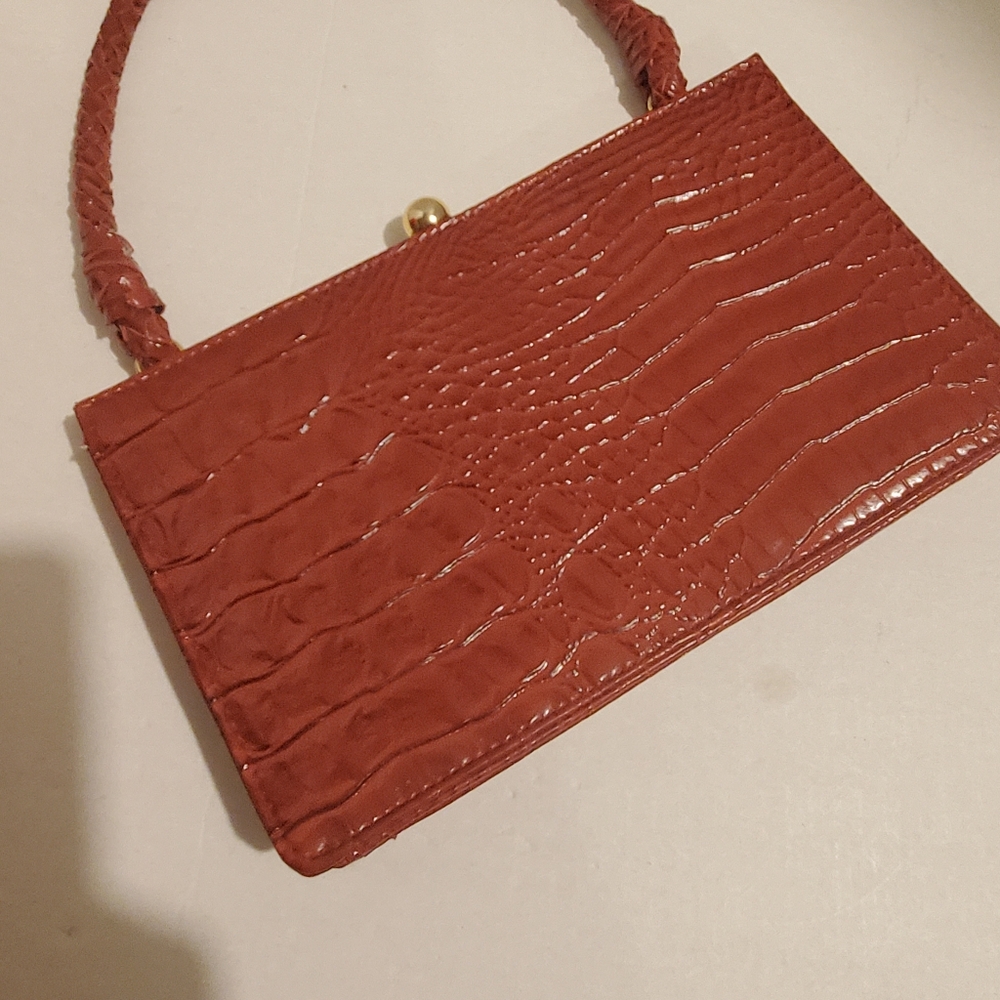 Issac Mizarahi Red Clutch Bag
